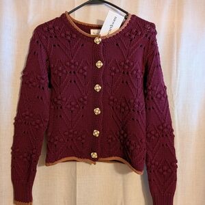 Heartloom Evira Cardigan NWT Small